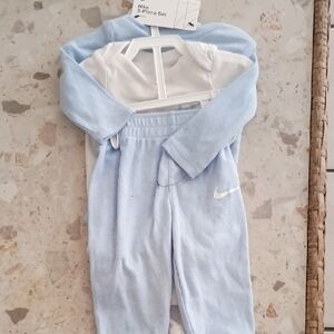 Nike Light Blue Infant Outfit Set